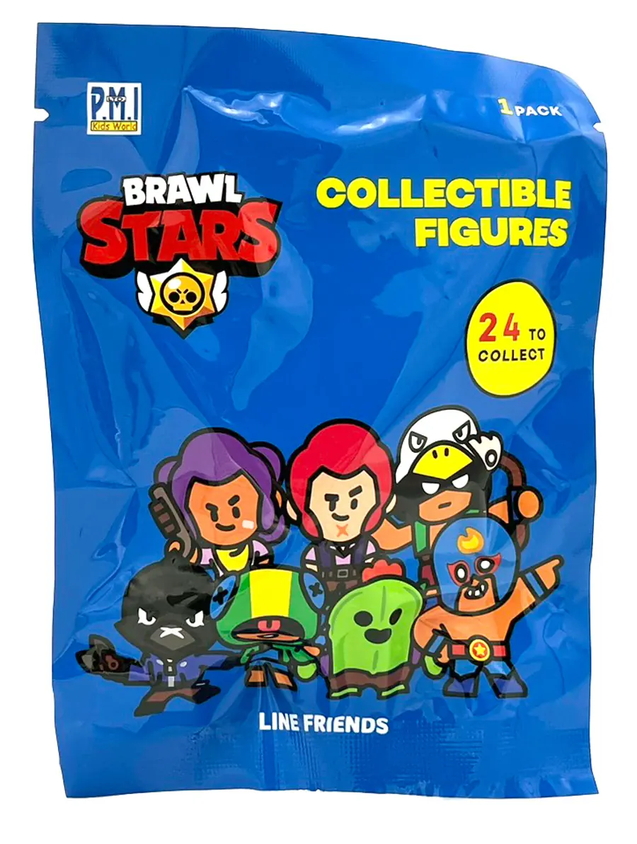 Brawl Stars collectible mini figure packet sold by Müller