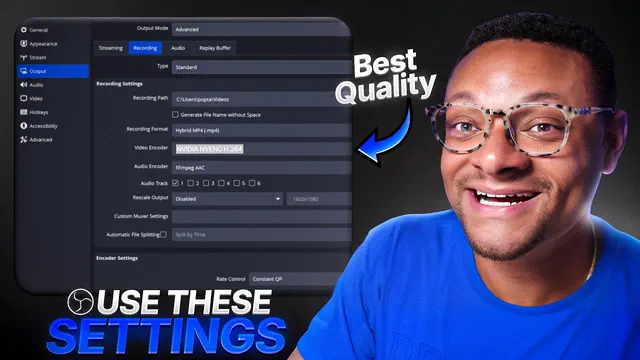 Best OBS Settings for RECORDING in 2026 (Perfect Quality) thumbnail